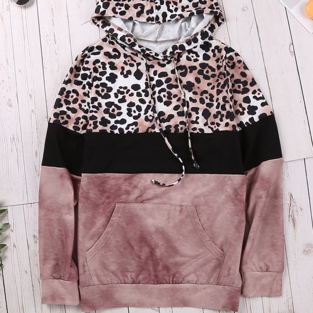 SALE Leopard Hoodie - Picture 4 of 4